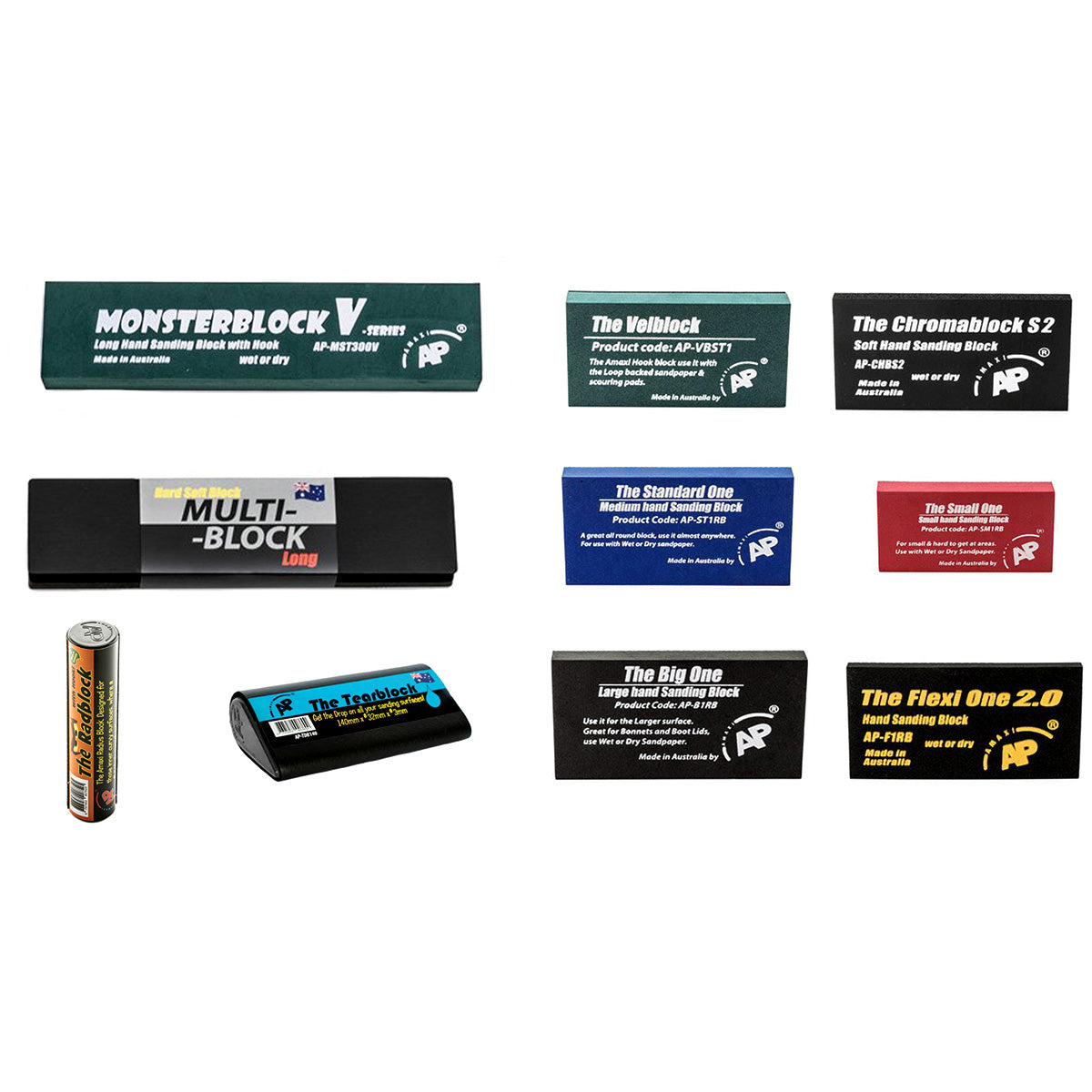 AP Amaxi AP-SBK Super Bundle Kit Συλλογή με 10 Ελαστικούς Τάκους Τριβής (Πλήρες)