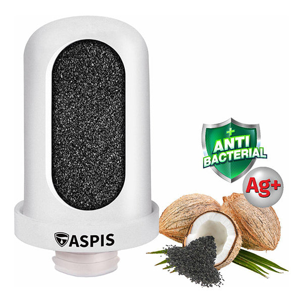 ASPIS S-02 Φίλτρο Νερού Βρύσης Ενεργού Άνθρακα Γκρι