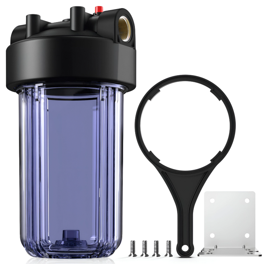 Aspis Φιλτροθήκη Κεντρικής Παροχής BIG 10" Διάφανη 34*17.7cm