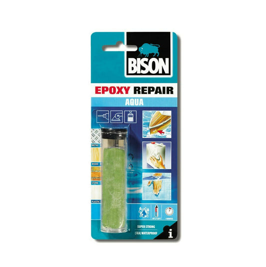 Bison Epoxy Repair Aqua Εποξειδικός Στόκος Πλαστελίνη Πράσινος 56gr