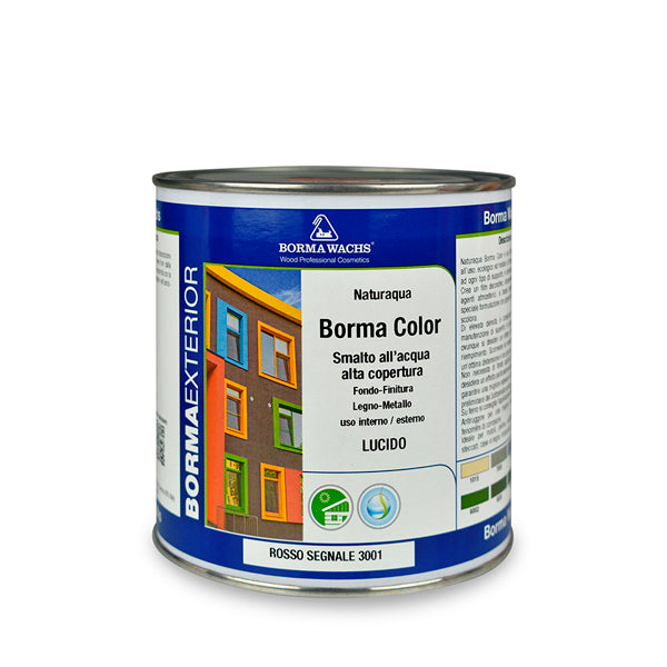 Borma Color High Coverage Waterbased Enamel Ριπολίνη Νερού Υψηλής Καλυπτικότητας Λευκή