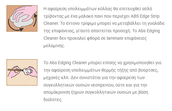 Borma Wachs 4936 ABS Edge Cleaner Καθαριστικό Υπολειμμάτων Κόλλας 1lt