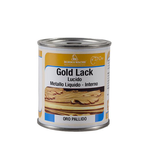 Borma Wachs Naturaqua Gold Lack Exteriors Διακοσμητικό Χρώμα Χρυσού, Εξωτερικής Χρήσης 125ml