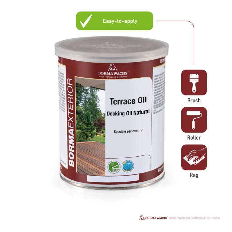 Borma Wachs Terrace Oil - Decking Oil Λάδι για Βεράντες & Ντεκ Άχρωμο