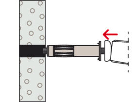 Fischer Εργαλείο Εκτόνωσης Μεταλλικών Βυσμάτων Γυψοσανίδας