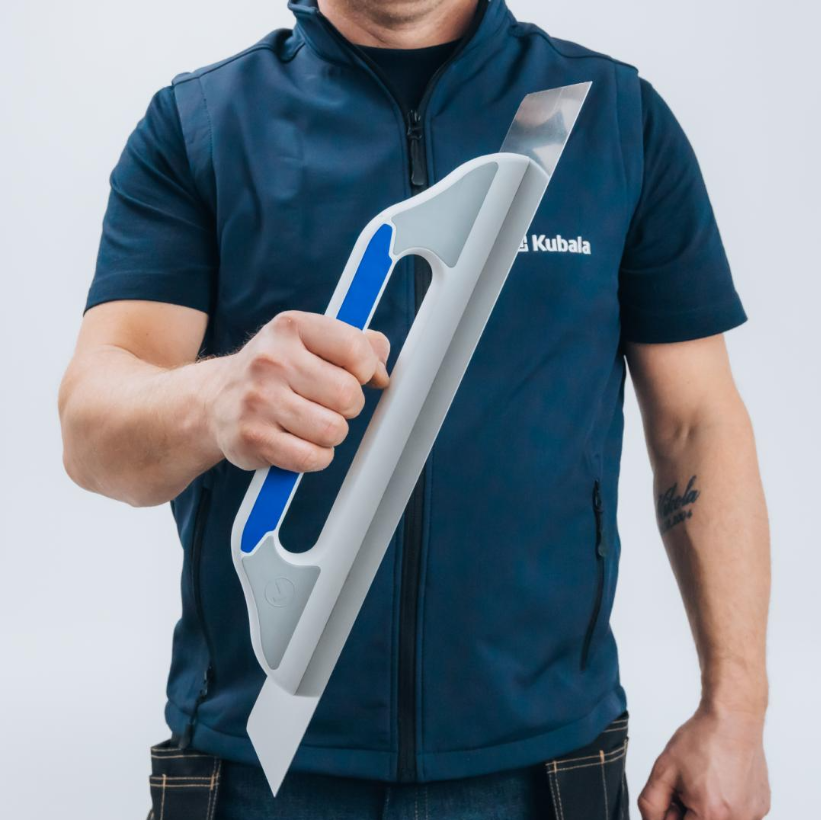 Kubala 0256 Σπάτουλα Inox με 2 Στρογγυλεμένες Άκρες 130x480mm