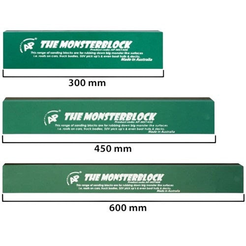 AP Amaxi AP-MBKV Monsterblock Kit Συλλογή με 3 Μεγάλους Ελαστικούς Τάκους Τριβής Hookit