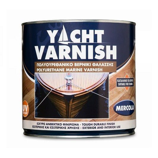 Mercola Yacht Varnish Πολυουρεθανικό Βερνίκι Θαλάσσης 750ml