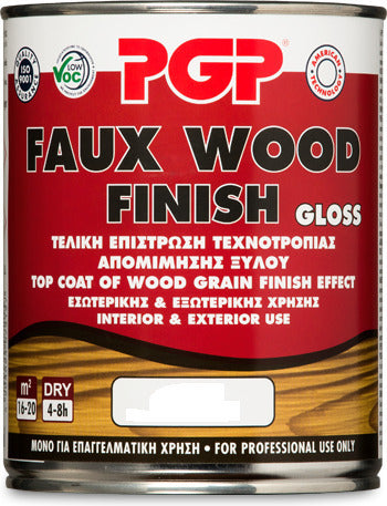 PGP Faux Wood Finish Τελική Επίστρωση Τεχνοτροποίας Απομίμησης Ξύλου 750ml