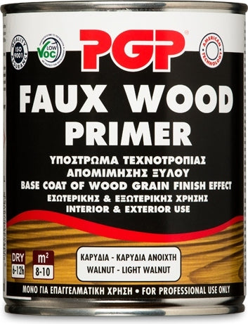 PGP Faux Wood Primer Υπόστρωμα Τεχνοτροποίας Απομίμησης Ξύλου 750ml