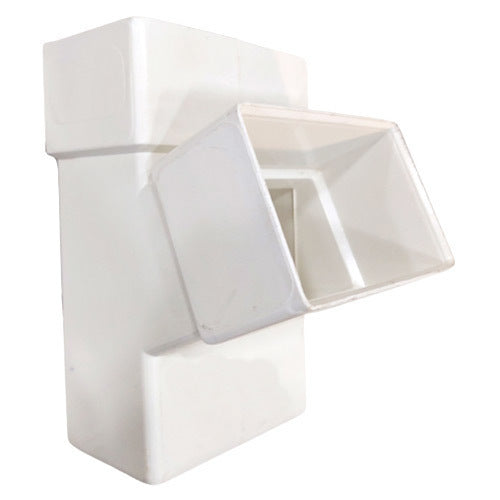 Ημιτάφ Κάθετο PVC Λευκό 6x10-6x10