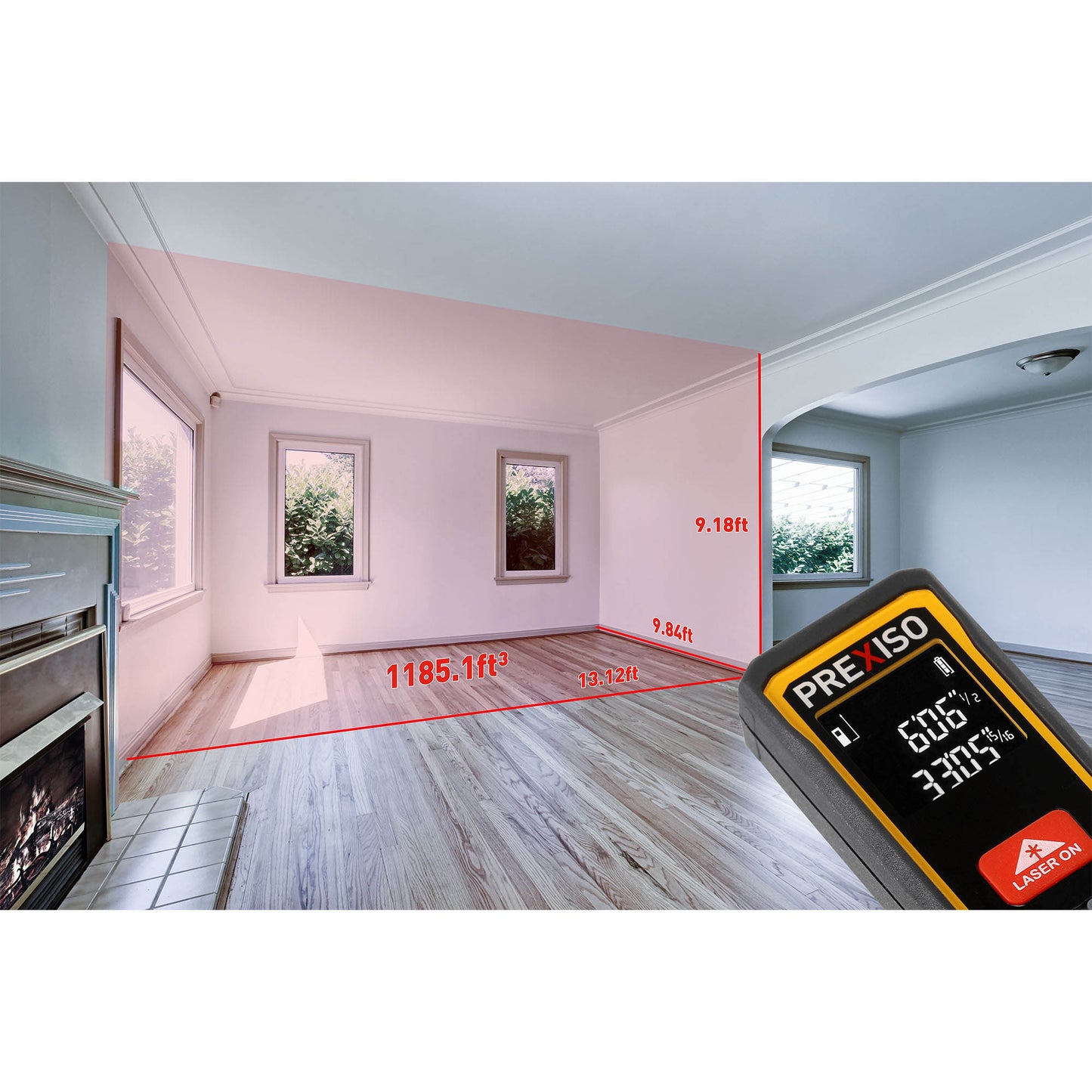 Prexiso P40T Μετρητής Αποστάσεων Laser 40m