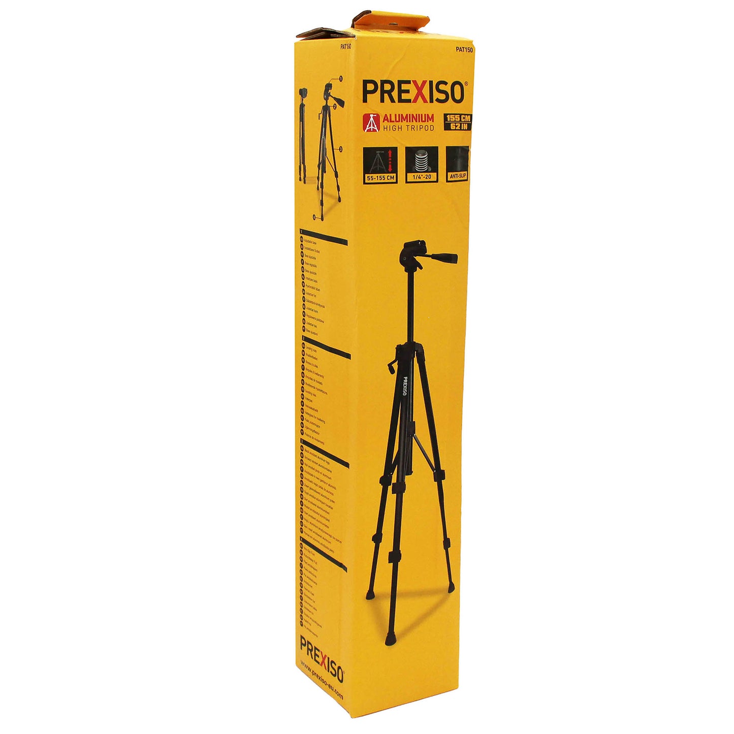 Prexiso PAT150 Τρίποδο Οργάνων Μέτρησης Ρυθμιζόμενο 0.55-1.55m