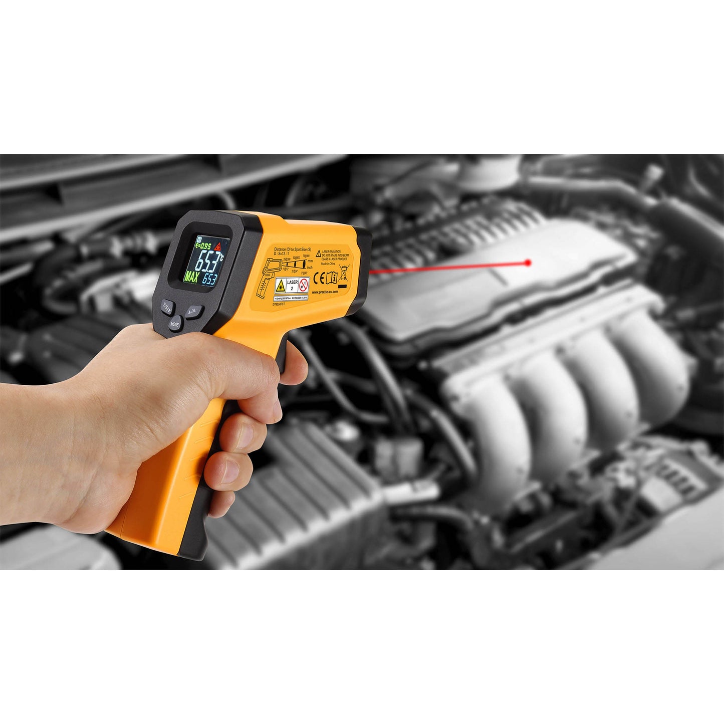 Prexiso PIX-550F Θερμόμετρο Υπέρυθρων Ψηφιακό