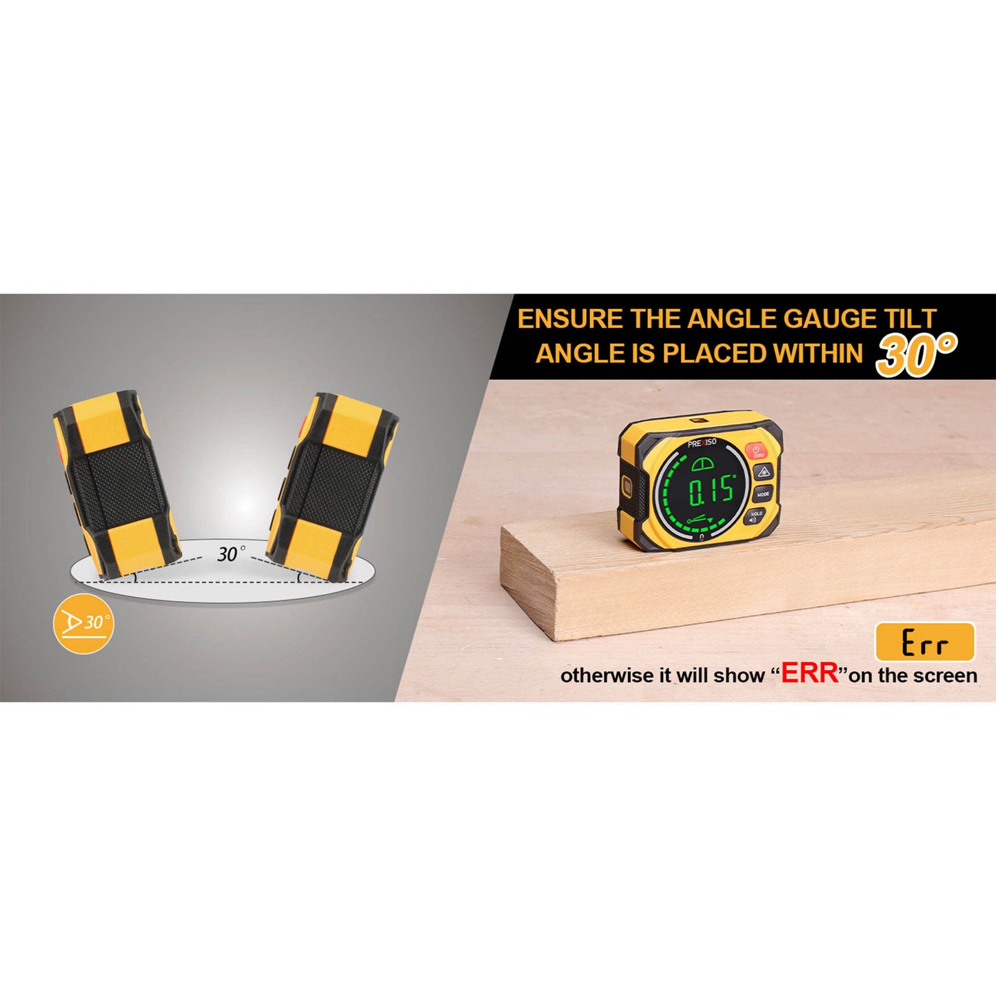 Prexiso PLAG90 Μετρητής Γωνίας Laser Ψηφιακός Επαναφορτιζόμενος 3 σε 1