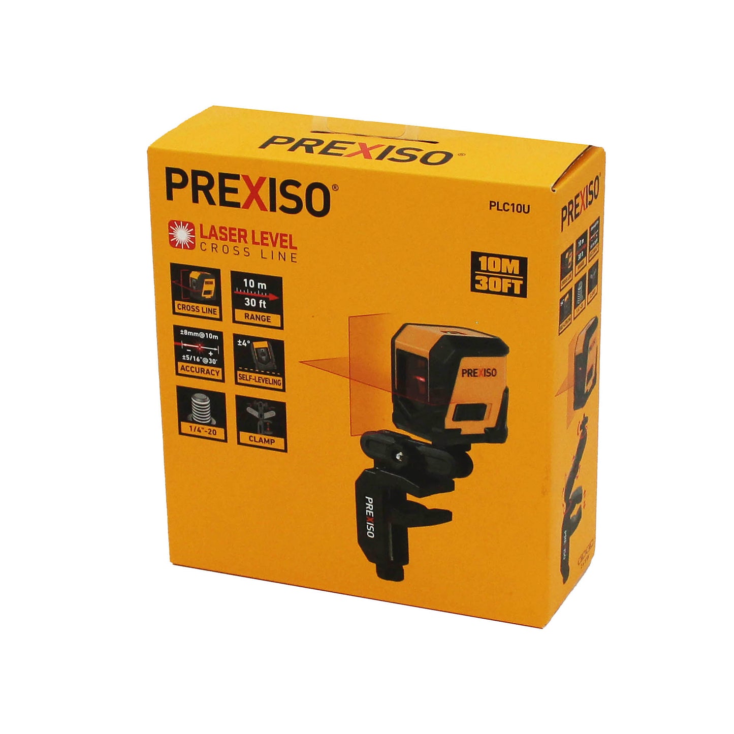 Prexiso PLC10U Αλφάδι Laser Σταυρού (Κόκκινη Δέσμη)