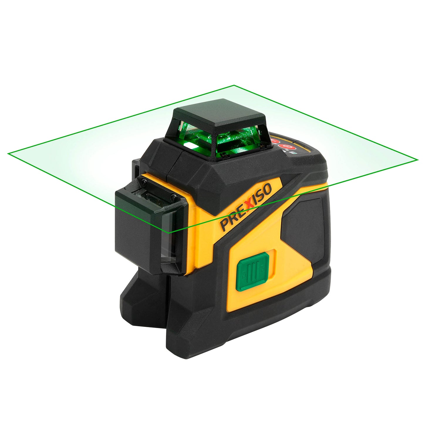 Prexiso PLC3-360G Επανφορτιζόμενο Αλφάδι Laser Σταυρού 3 Δεσμών (Πράσινη Δέσμη) 25m 360°