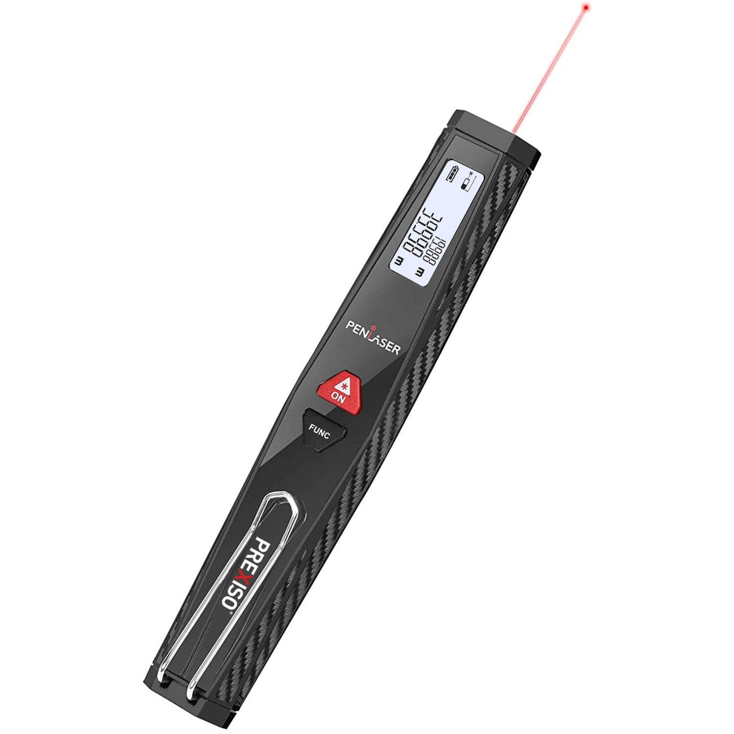 Prexiso P40A Μετρητής Αποστάσεων με Laser 40m Τύπου Στυλό με Κλιπ