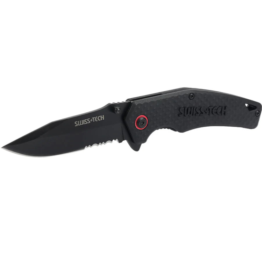 SWISS+TECH ST014012 Σουγιάς Οδοντωτή Λεπίδα 9cm