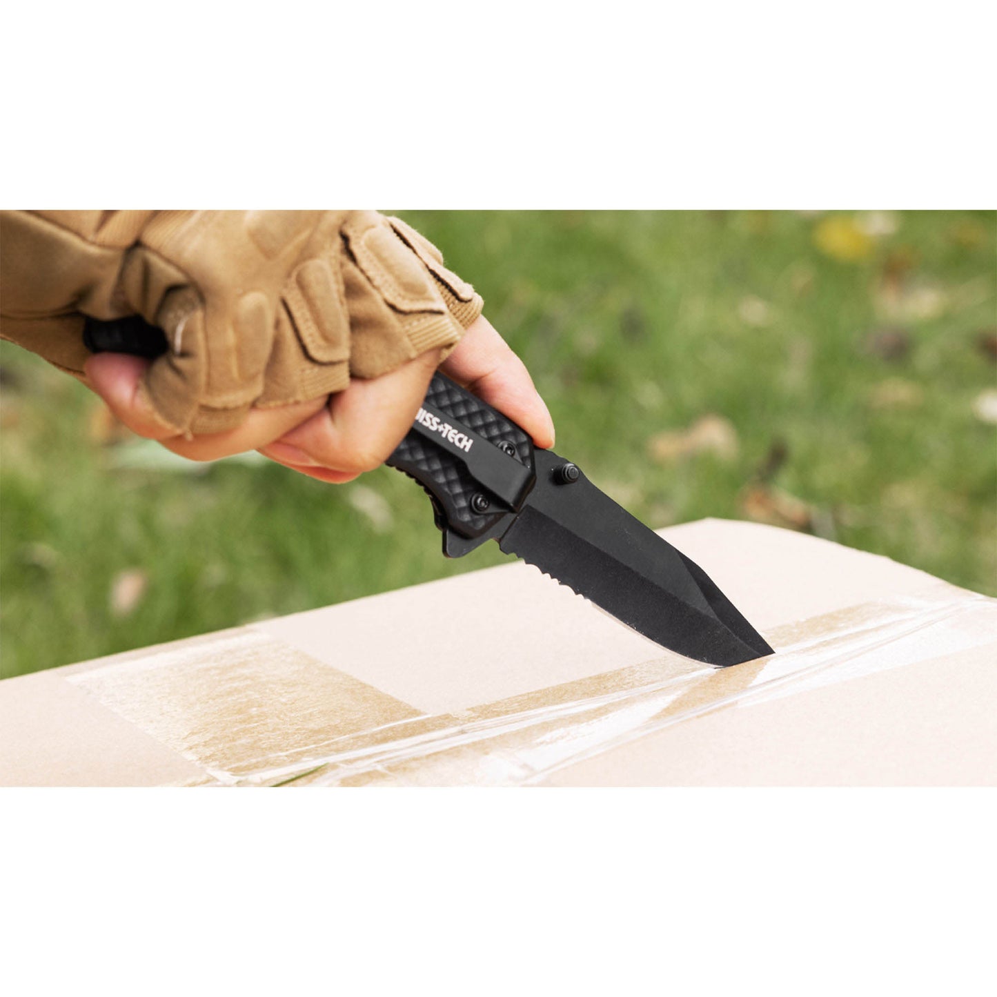 SWISS+TECH ST014012 Σουγιάς Οδοντωτή Λεπίδα 9cm