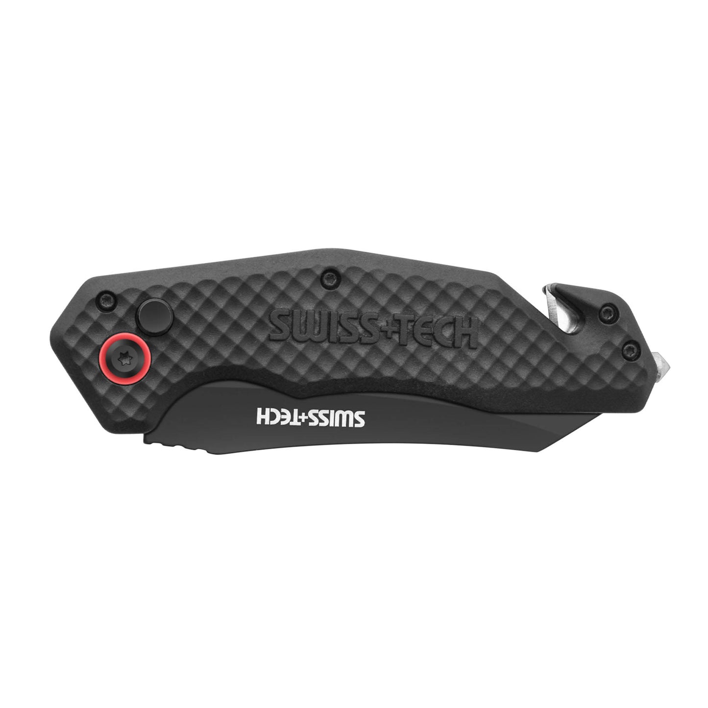 SWISS+TECH ST014015 Σουγιάς Ίσια Λεπίδα Ταχύ Άνοιγμα 9cm