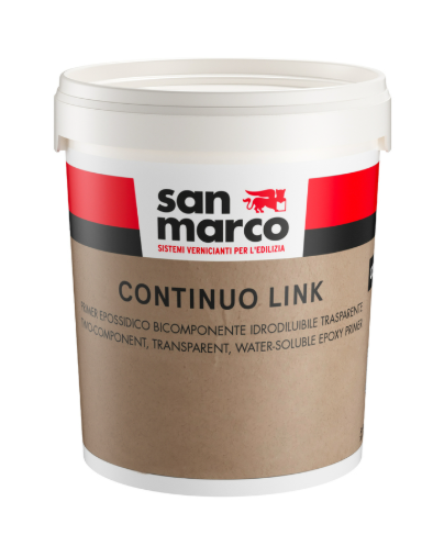 San Marco Continuo Link Διάφανο Εποξειδικό Αστάρι Νερού 2 Συστατικών 250ml+500ml