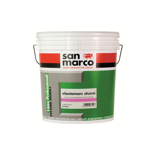 San Marco Elastomarc Stucco Ελαφροβαρύς Στόκος Ρωγμών, Ελεγχόμενης Συρρίκνωσης 5lt