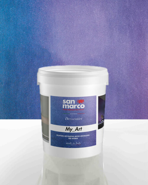 San Marco My_Art Διακοσμητικό Φινίρισμα με Μικροκρύσταλλους για Εσωτερική Χρήση 1lt 1