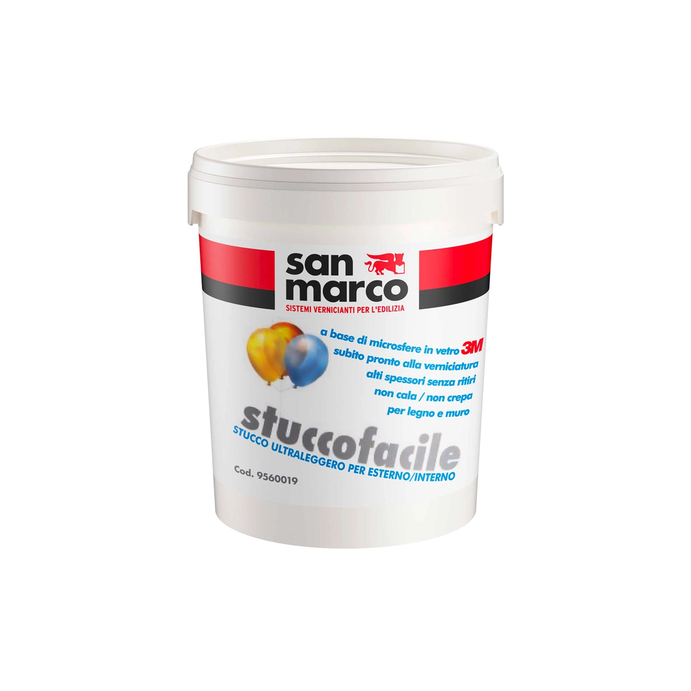 San Marco Stuccofacile Αφρόστοκος Εσωτερικής & Εξωτερικής Χρησης για Τοίχους & Ξύλα