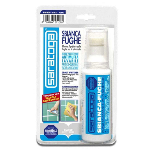 Saratoga Sbianca Λευκαντικό Αρμών Μπάνιου Λευκό 125ml