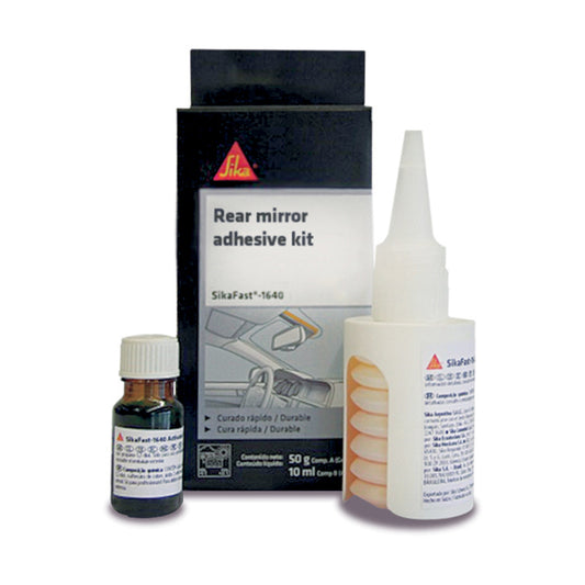 SikaFast®-1640 Σετ Ακρυλικής Κόλλας για Καθρέπτες 50ml Υπόλευκο