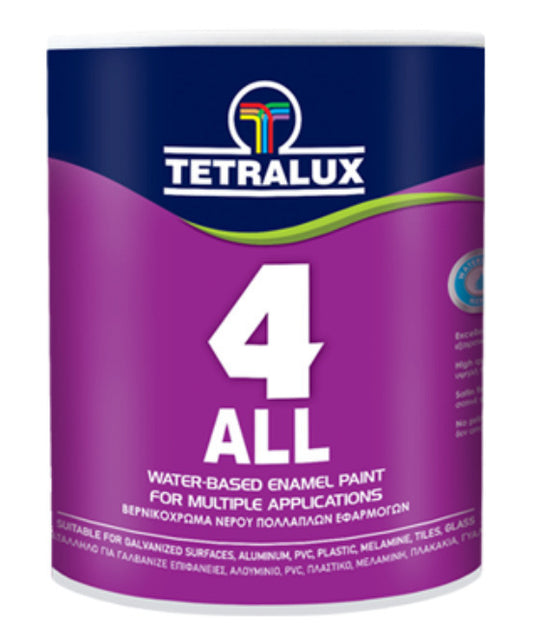 Tetralux 4ALL Βερνικόχρωμα Νερού Σατινέ 750ml