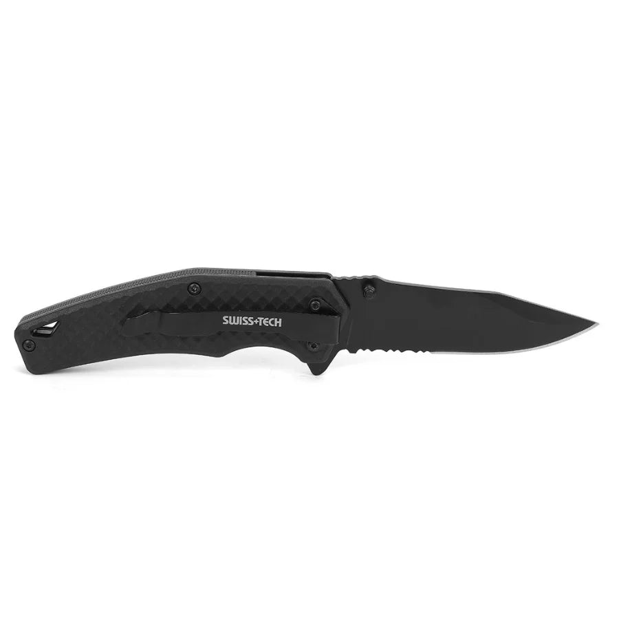 SWISS+TECH ST014012 Σουγιάς Οδοντωτή Λεπίδα 9cm