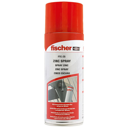 Fischer 509242 FTC-ZS Zinc Spray Θερμογαλβανίσματος Σκούρο Γκρι 500oC 400ml