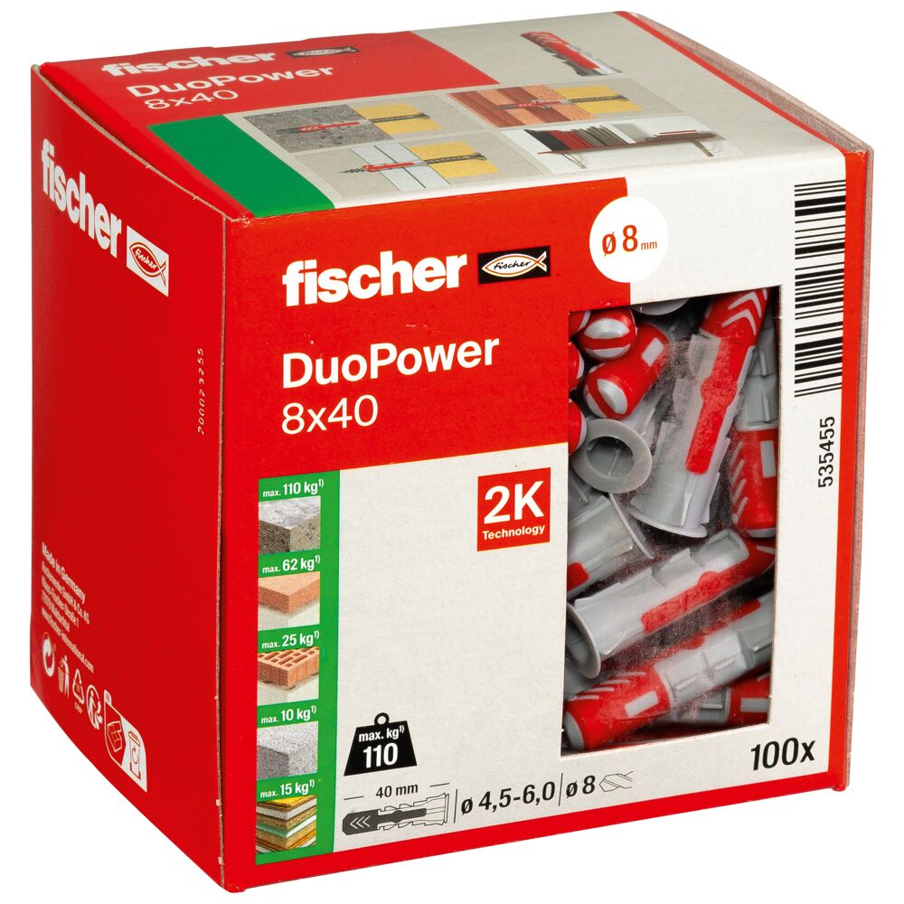 Fischer Βύσμα Νάιλον Duopower 