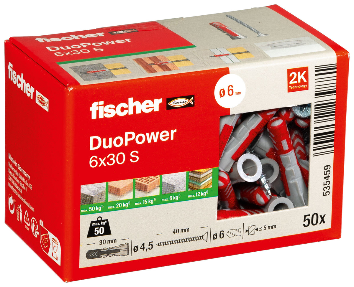 Fischer Βύσμα Νάιλον με Βίδα Duopower S