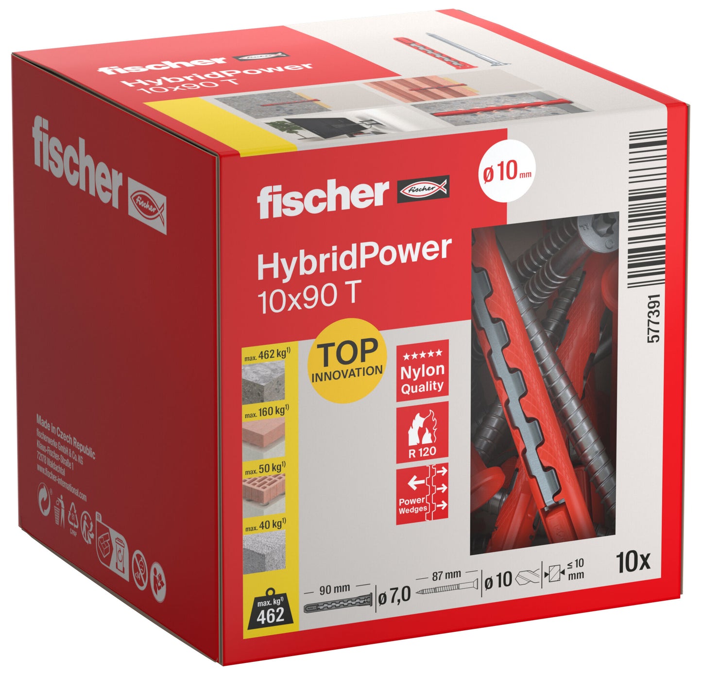 Fischer 577391 Hybrid Power 10*90mm