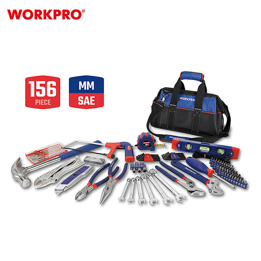 WorkPro WP209010 Σετ Εργαλείων Χειρός 156 Τεμαχίων σε Σακίδιο