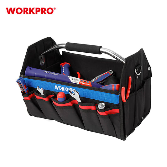 WorkPro WP281011 Τσάντα Εργαλείων με Λαβή 410x235x270mm (Δεν Περιέχει Εργαλεία)
