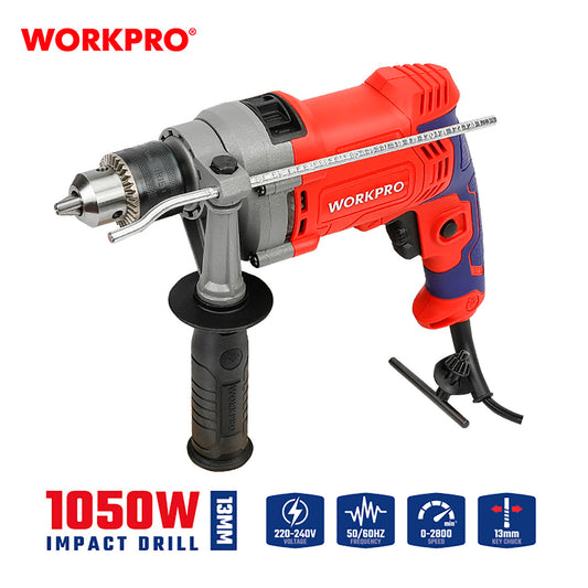WorkPro WP470206 Δράπανο Κρουστικό Ηλεκτρικό 1050W