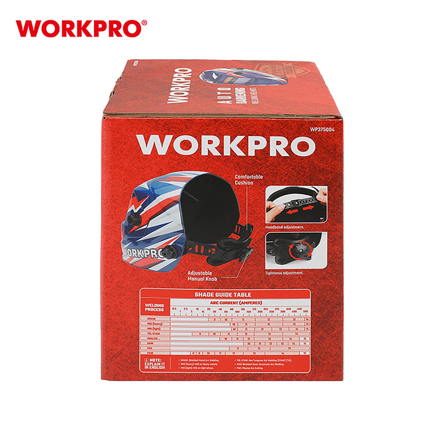 WorkPro WP375004 Μάσκα Ηλεκτροσυγκολλητών Κεφαλής Ηλεκτρονική