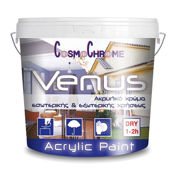 CosmoChrome Venus Ακρυλικό Χρώμα Λευκό ΜΑΤ