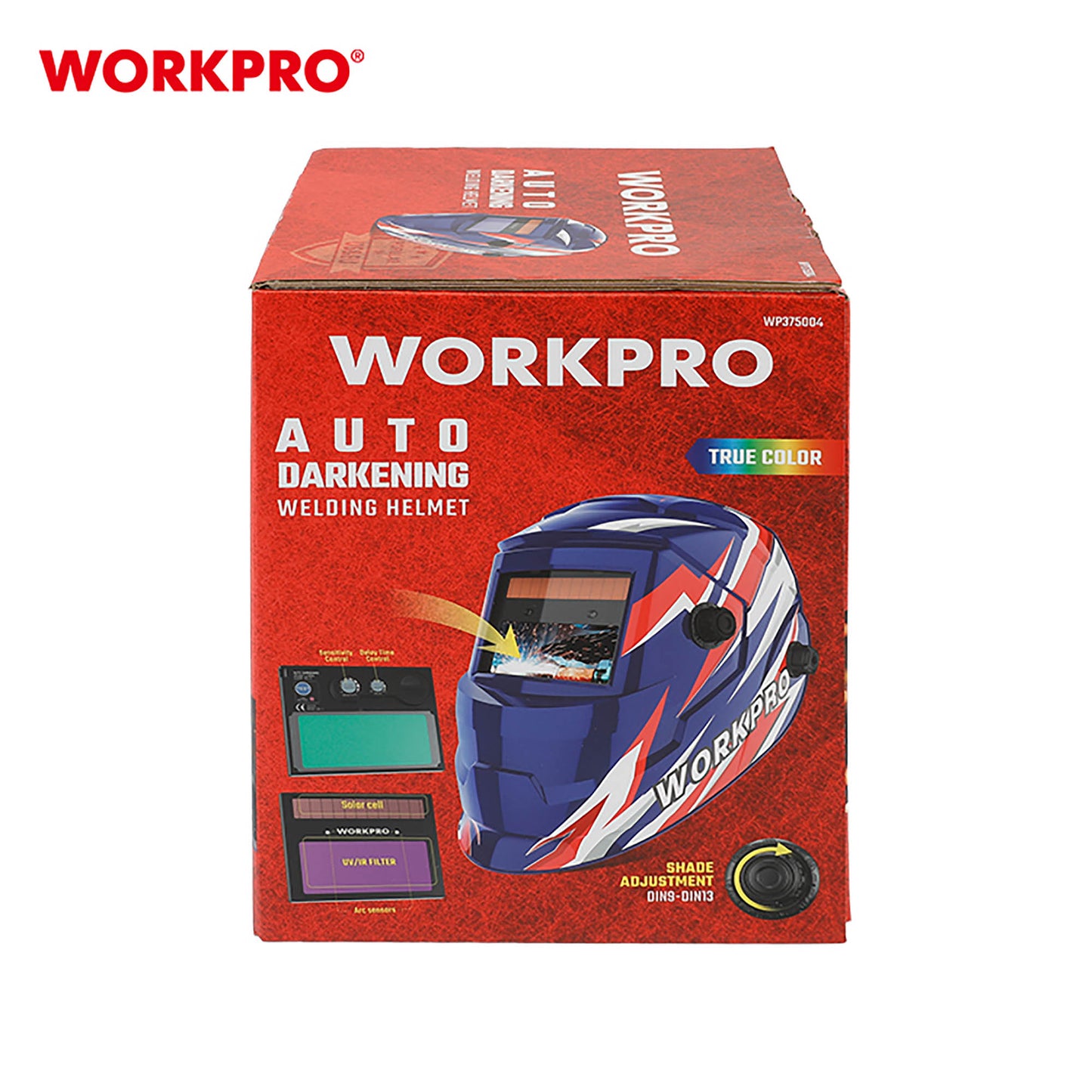 WorkPro WP375004 Μάσκα Ηλεκτροσυγκολλητών Κεφαλής Ηλεκτρονική