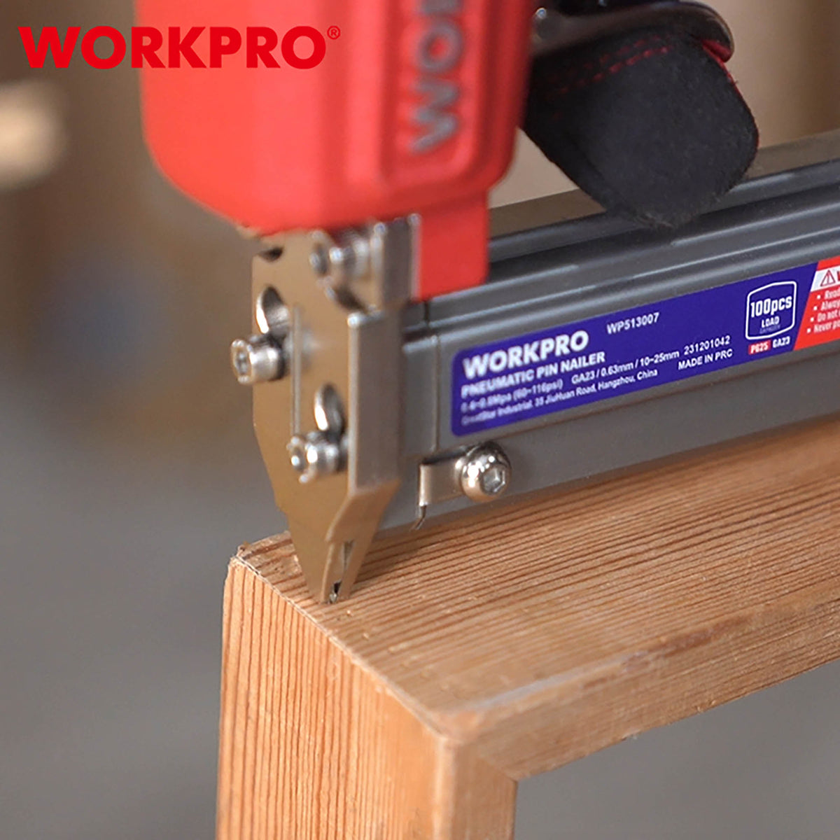 WorkPro WP513007 Καρφωτικό Αέρος Ακέφαλου Καρφιού (P625) GA23