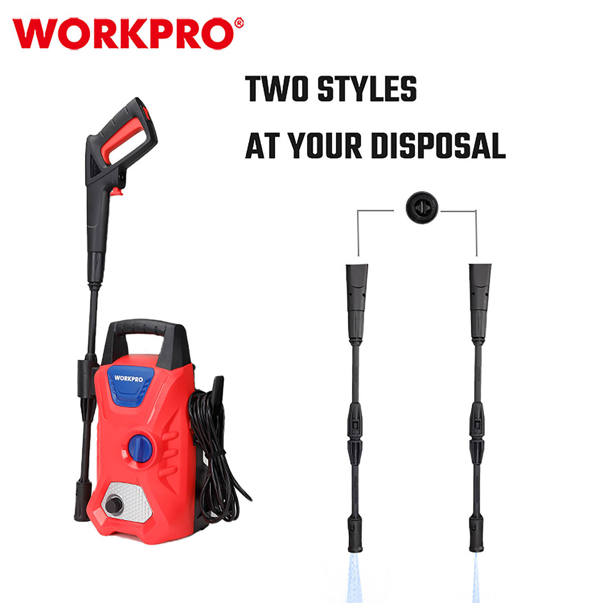 WorkPro WP423010CE Πλυστικό Μηχάνημα Ηλεκτρικό 1400W 110Bar