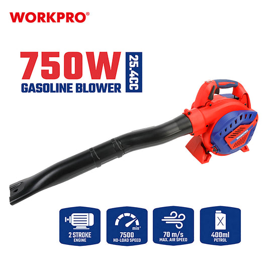 WorkPro WP424005 Φυσητήρας Απορροφητήρας Βενζίνης 25.4cc