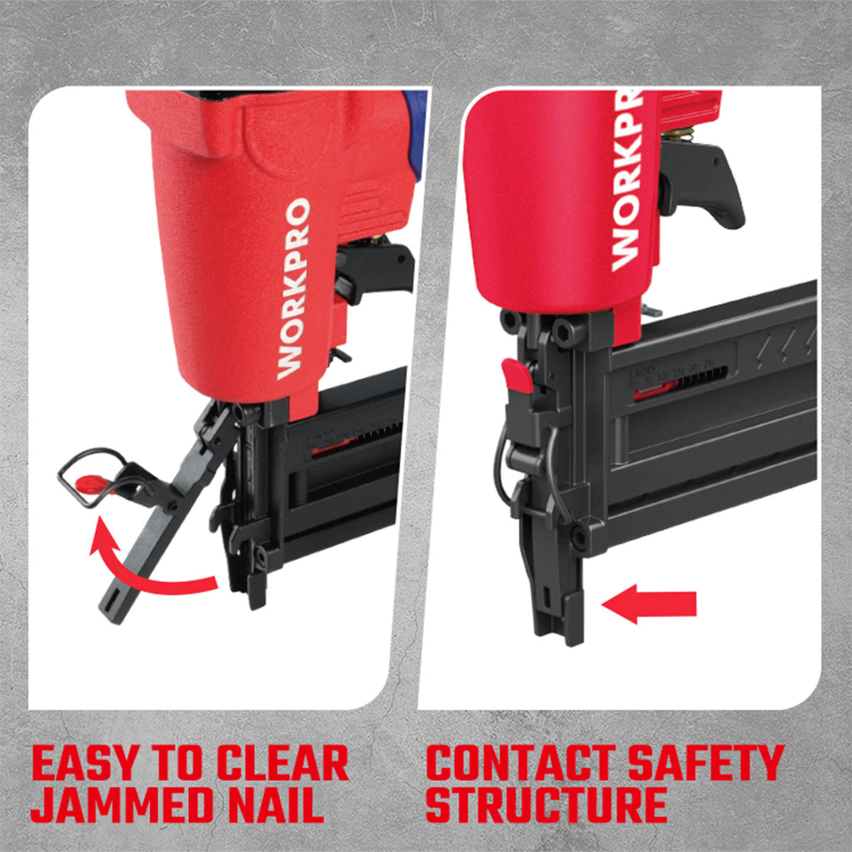 WorkPro WP513003 Καρφωτικό Αέρος Πρόκας & Δίχαλου (F50 5040) GA18
