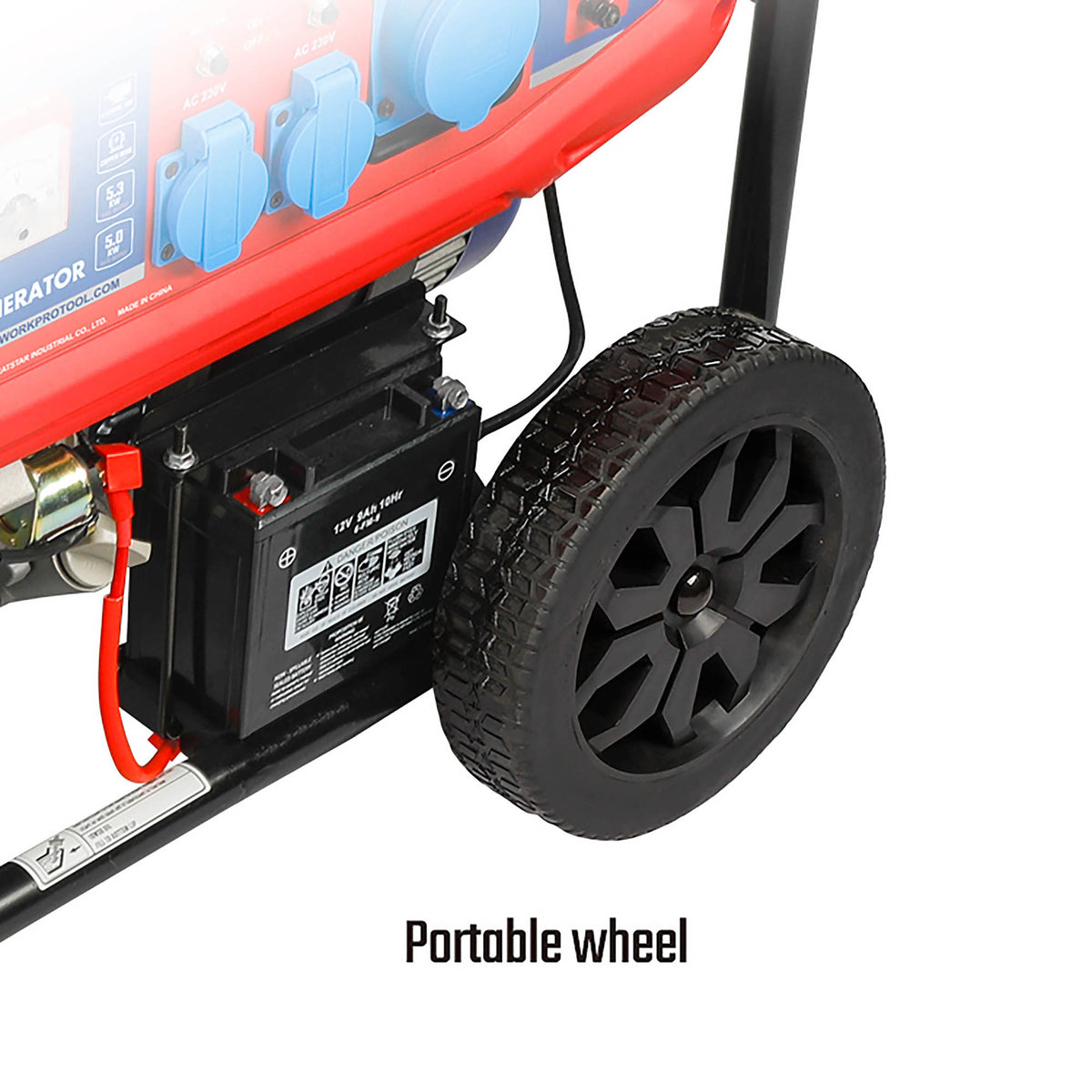 WorkPro WP422001 Ηλεκτρογεννήτρια Βενζίνης 6.6KVA (5.3kW) 4-Χρονη (με AVR)