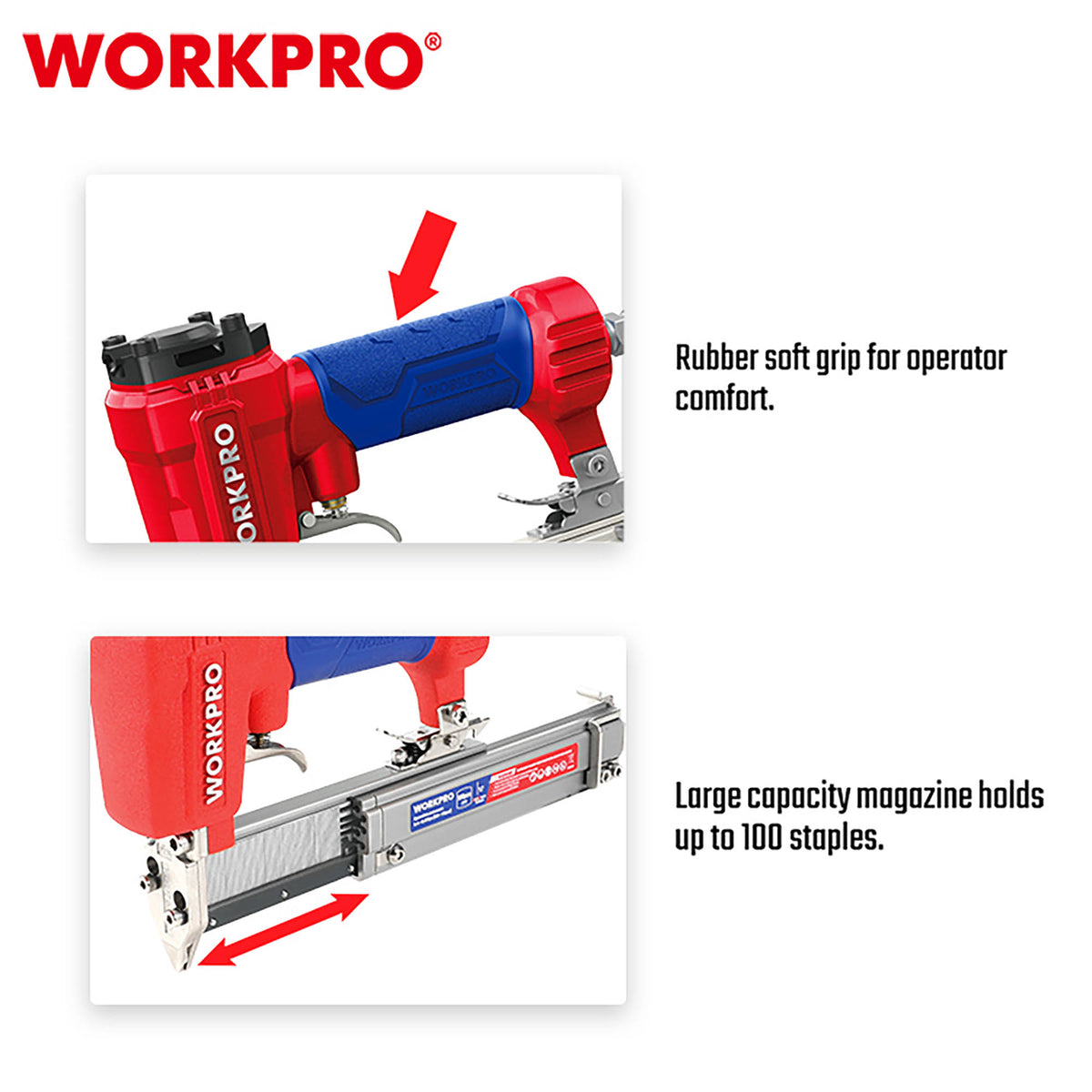 WorkPro WP513007 Καρφωτικό Αέρος Ακέφαλου Καρφιού (P625) GA23