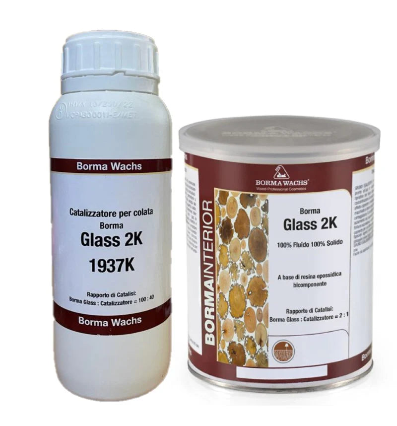 Borma Wachs Glass 2K Υγρό Γυαλί Εποξειδικής Βάση 2 Συστατικών